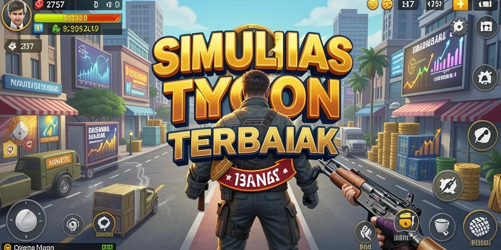 Tampilan gameplay menarik dari 2757 yang menunjukkan pengelolaan bisnis Tycoon.