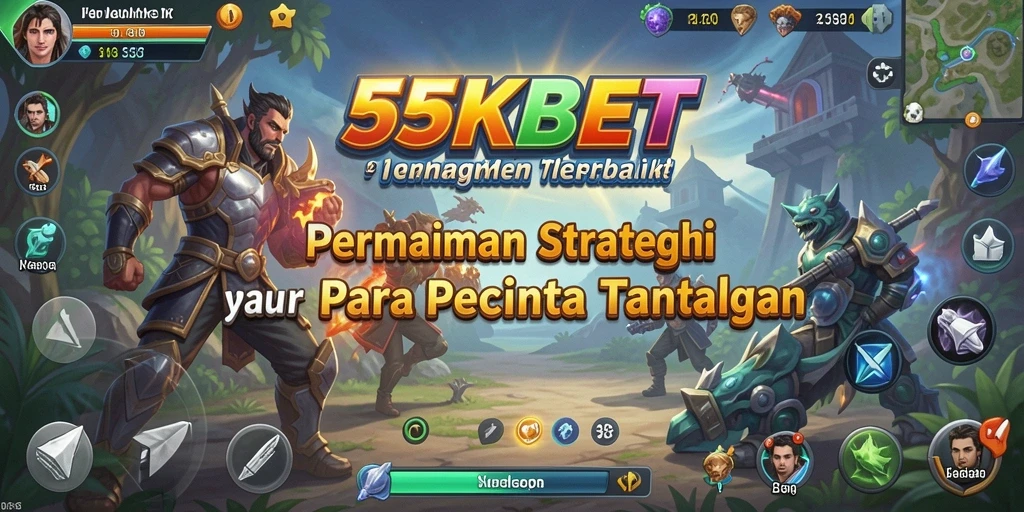 Tampilan gameplay seru dan menantang di 55KBET.