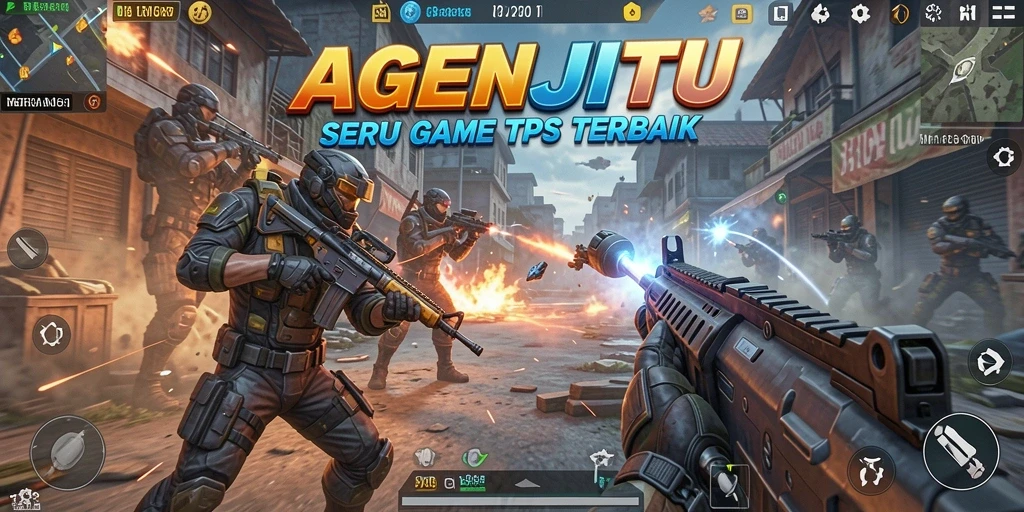 Tampilan gameplay AGENJITU yang seru dan mendebarkan.