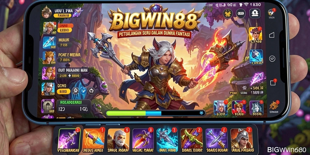 Gameplay petualangan seru di BIGWIN88 dengan berbagai tantangan.
