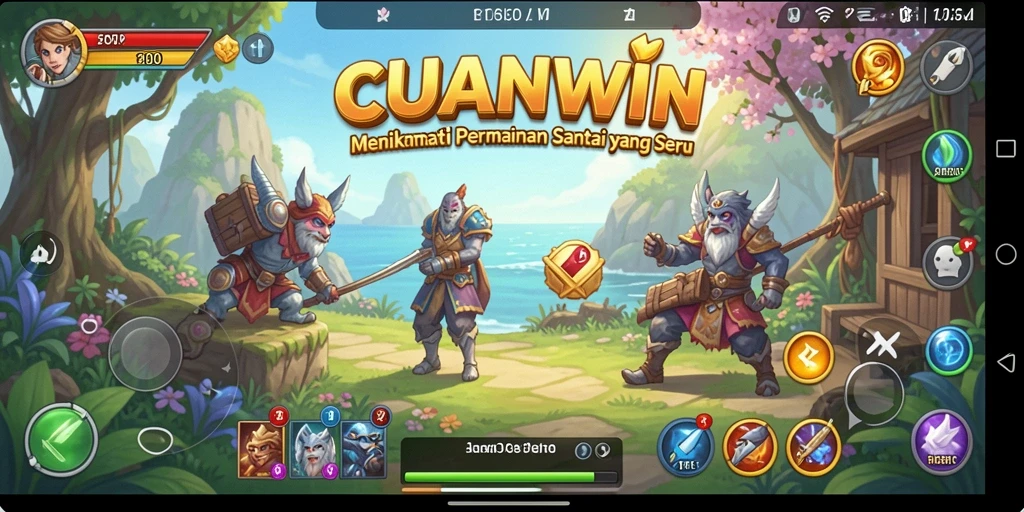 Screenshot CUANWIN menampilkan gameplay yang seru dan menarik.
