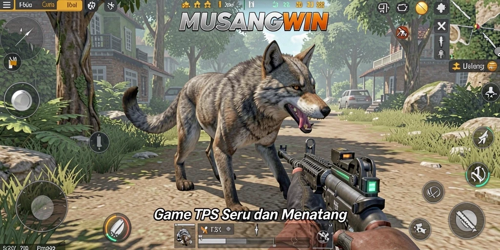 Tampilan menegangkan dari aksi pertempuran dalam MUSANGWIN.