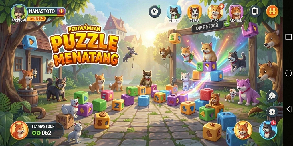 Tangkapan layar gameplay <strong>NANASTOTO</strong> yang penuh warna dan menantang.