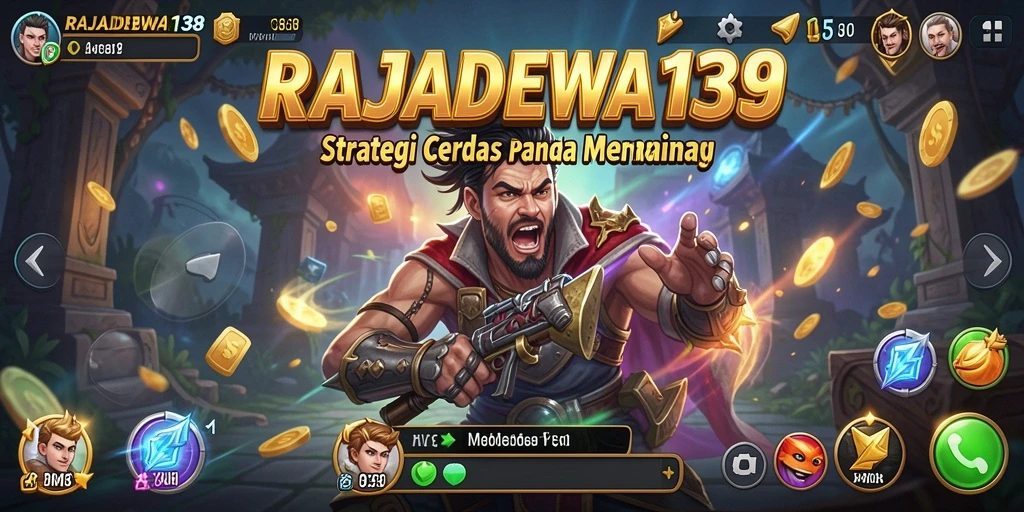 Tampilan strategi menarik dalam gameplay RAJADEWA138.